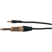 Yellow Cable K11-3 - Cable Audio Mixte Mini Jack Stéréo Mâle/Jack Mono Mâle 3m