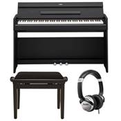 Yamaha S54B - Pack Piano numrique noir avec banquette et casque