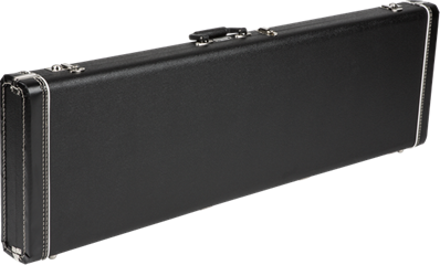 G&G Precision Bass Standard Hardshell Case, Black with Black Acrylic Interior