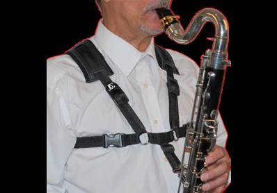 BG CC80 - Harnais clarinette basse Confort crochet métal