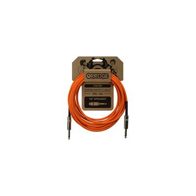 Câble instrument Orange 6 mètres droit/droit