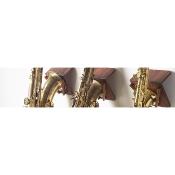 INAKI - A - Stand bois pour saxophone alto, ténor ou soprano courbe