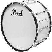 Pearl GROSSE CAISSE MARCHING COMP. 26x14 BLANC