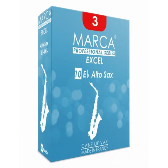 MARCA EXCEL force 3 - Anches saxophone alto - boite de 10
