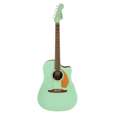Guitare electro-acoustique Fender Redondo player surf green
