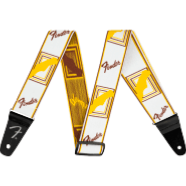 WeighLess Monogram Strap, White/Brown/Yellow, 2