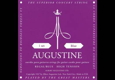 Augustine Regal blue Cordes guitare classique tirant fort