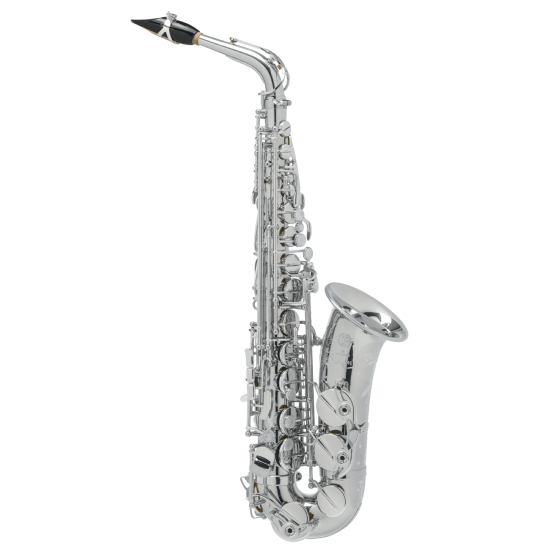 Selmer SUPREME - Saxophone alto Argenté Gravé avec étui et accessoires