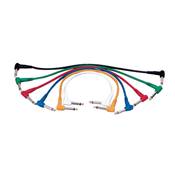 Yellow Cable P060-6 - Cable Audio Cordons Jack Mono Mâle/Jack Mono Mâle 60cm Par 6