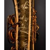 Selmer Signature argenté gravé - Saxophone alto professionnel avec étui et bec complet