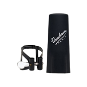 Vandoren M/O Noire LC51BP Ligature avec couvre-bec plastique pour clarinette Sib