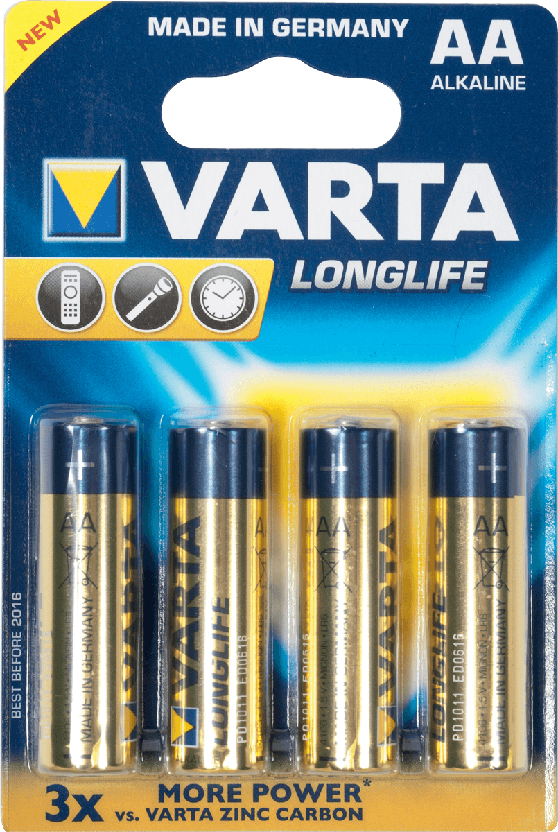 Varta EVA-LR06 - 4 piles alcalines lr06/aa