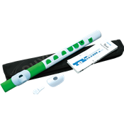 Nuvo TOOT - Flûte traversière en plastique blanche et verte