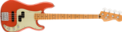 Player Plus Precision Bass, Maple Fingerboard, Fiesta Red
