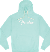 Fender Spaghetti Logo Hoodie, Daphne Blue, M