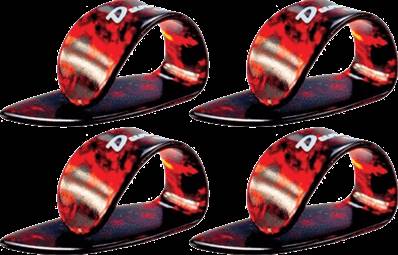 Dunlop 9022P - player's pack de 4 pouces écaille medium