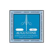 Augustine BLEU4-RE - Corde Guitare Classique Serie Standard 4ème Re Filé Argent Bleu