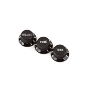 Fender Boutons de potentiomètre noir 1V / 2T