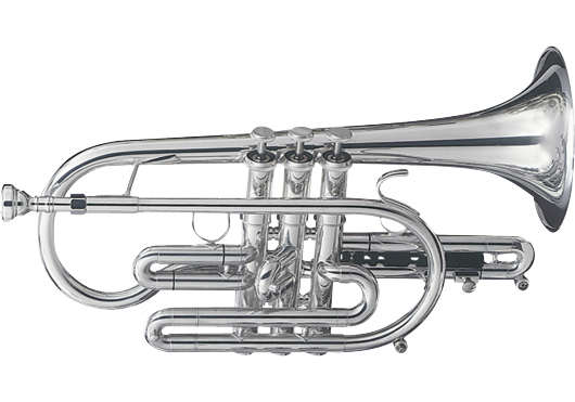 Getzen Eterna 800S - cornet Sib - argenté