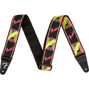 Fender Sangle 2'' Neon Monogrammed Yellow/Pink