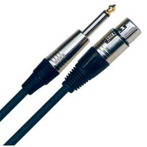 Yellow Cable M05J - Cordon sono microphone Profile 6mm (jack M / XLR F / 5m)