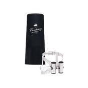 Vandoren M/O Argentée LC54SP Ligature avec couvre-bec plastique pour clarinette Basse