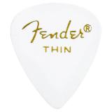 Fender Mediator Classic Celluloid Thin blanc