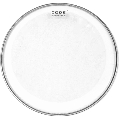 Code Drumheads Peau generator clear tom 8