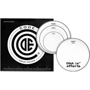 Code Drumheads Pack de Peaux generator clear fusion cc 14 dna coated