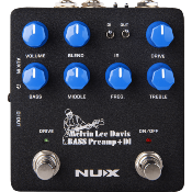 pédale d'effet nux préampli basse à modélisation, sortie di