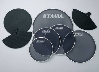 Tama SPP522KC - set peaux entrainement mesh 10/12/14/16/22  sourdines 14/16/20