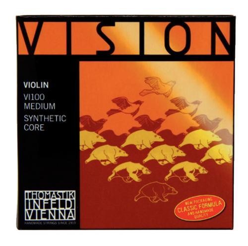 Thomastik VI100 Jeu de cordes violon 4/4 Vision moyen