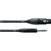 Cordial CPM2.5FV - câble audio sym neutrik xlr f/jack stéréo 2,5m