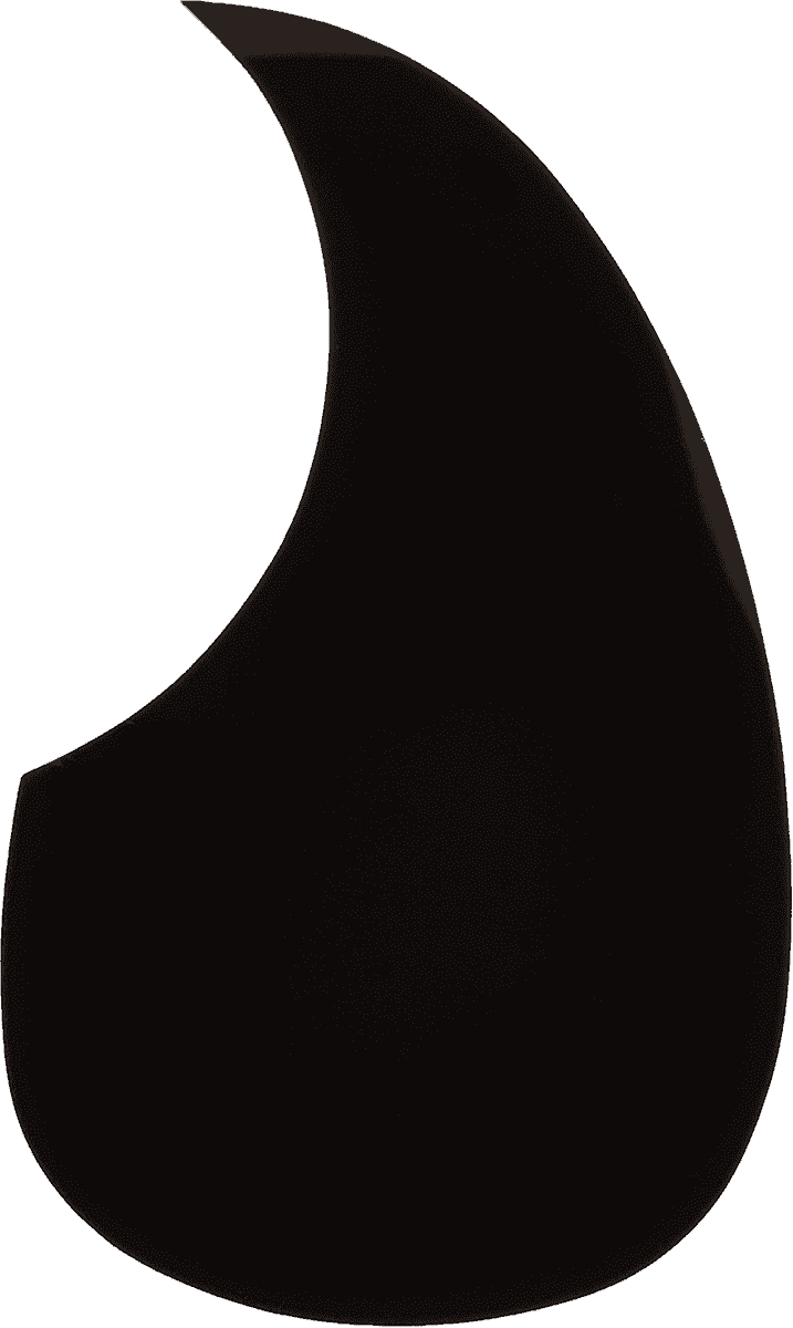 Martin PGBO - pickguard noir large