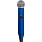 --- DISCONTINUE ---Shure WA723-BLU - corps emetteur GLXD2-SM58/beta58a bleu