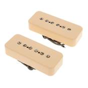 Lollar MICROS GUITARE ELECTRIQUE LOLLAR P90 SET SOAPBAR 50'S CREAM