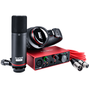 Focusrite Scarlett3 solo studio pack avec casque et micro