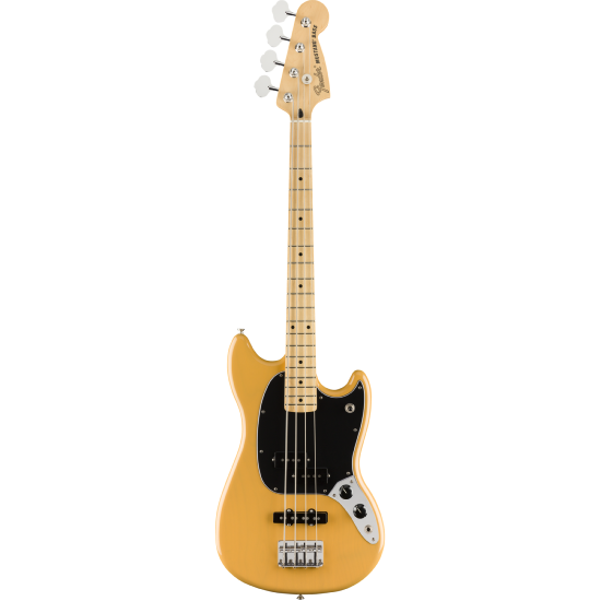 Player Mustang® Bass PJ, Maple Fingerboard, Butterscotch Blonde