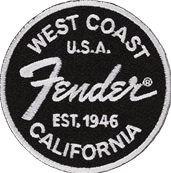 Fender West Coast Logo Enamel Patch