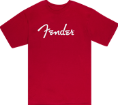 Fender Spaghetti Logo T-Shirt, Dakota Red, XXL