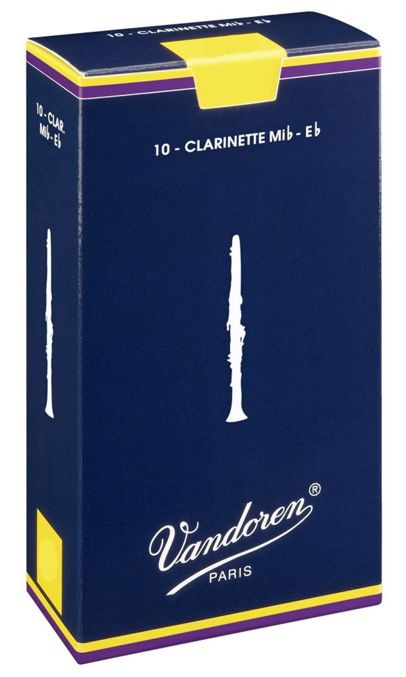 Vandoren CR1135 - Traditionnelles force 3.5 - anches clarinette Mib - boite de 10