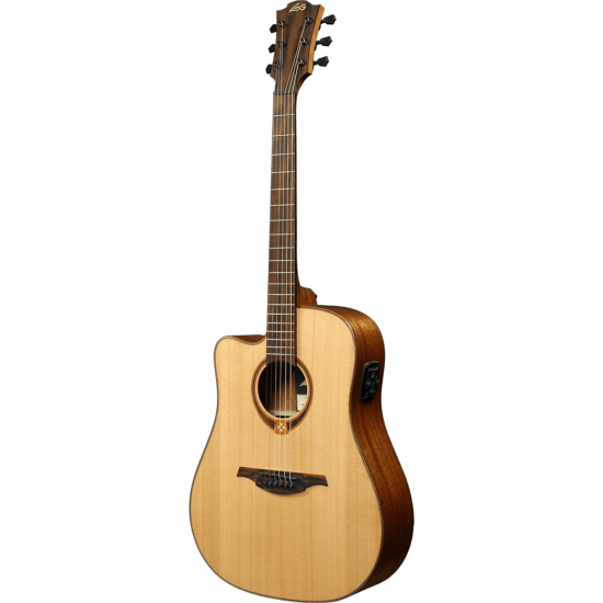 guitare electro-acoustique lag lefty dreadnought cutaway electro