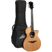 guitare electro-acoustique lag bluewave 2 auditorium pan coupé électro