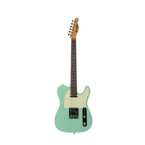 Guitare électrique Prodipe Tele TC80 Surf Green