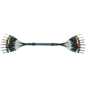 --- DISCONTINUE ---Yellow Cable OC04 - Cable Audio Octopaires 8 Jacks Stéréo Mâle/8 Jacks Stéréo Mâle 5m