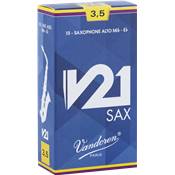 Vandoren SR813 - V21 force 3 - anches saxophone alto - boite de 10