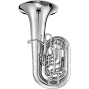 XO XO1680SS - Tuba en ut argenté - 4 pistons  1 palette