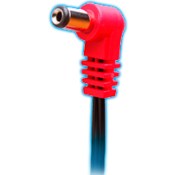 Adaptateur Cioks Flex Type 2 Red - 2050 Positive Dc Plug 50Cm