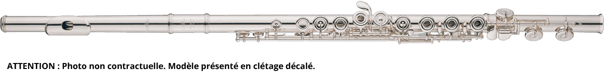 --- DISCONTINUE ---Altus 1207 R - Flûte professionnelle, embouchure S-Cut, plateaux creux, patte d'Ut - AS1207RI1