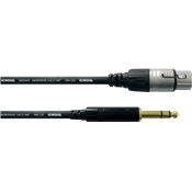 Cordial CFM6FV - câble audio sym rean xlr f/jack mâle stéréo 6m